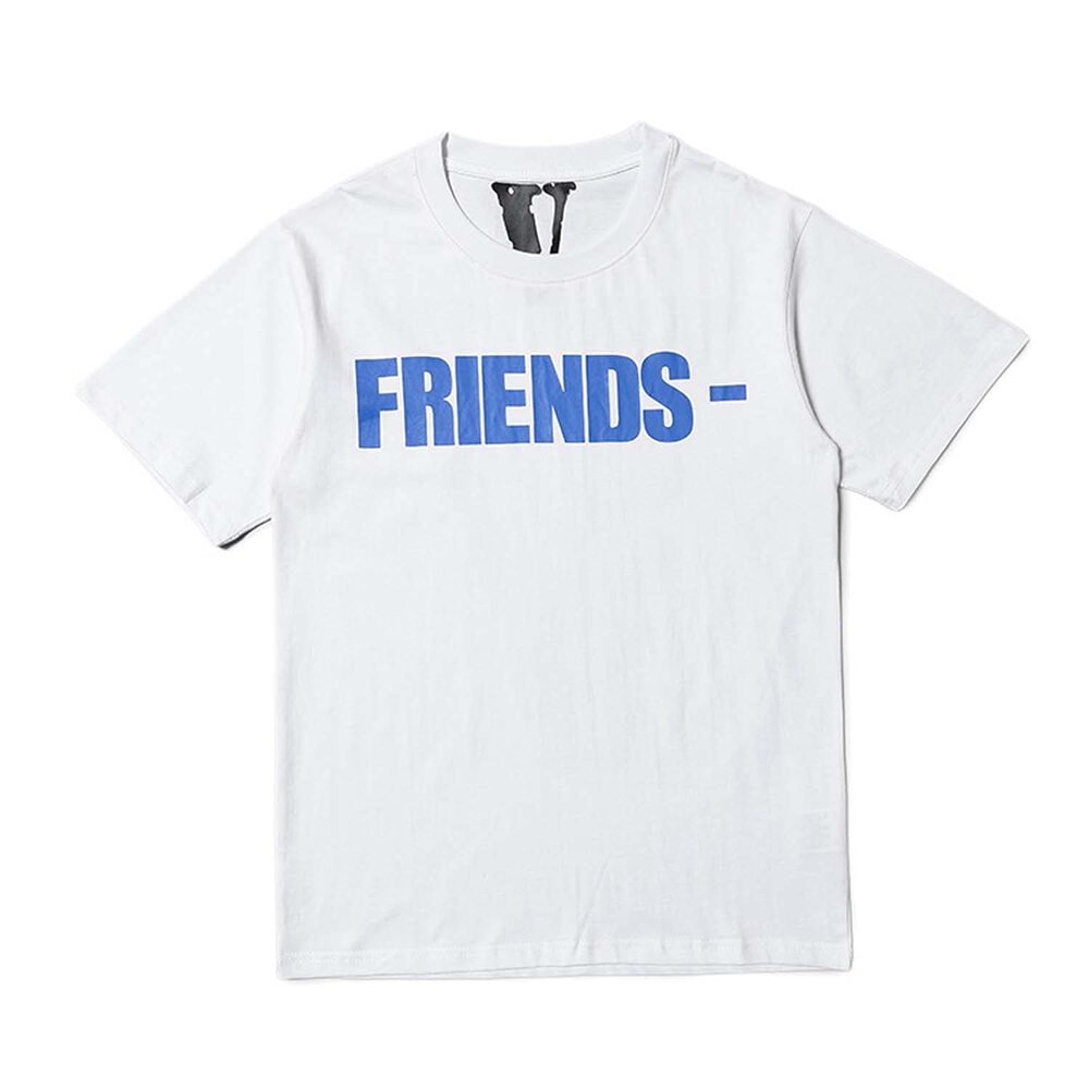 VLONE Friends Crew Neck Short Sleeve T-Shirt White Size Small